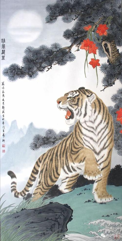 关于老虎的画 关于老虎的画作