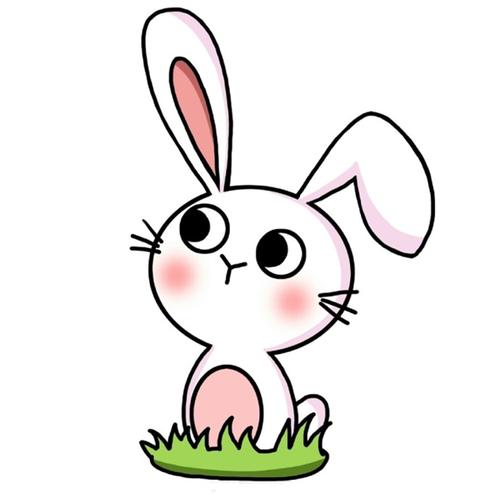 小白兔简笔画彩色 小白兔简笔画彩色可爱涂色
