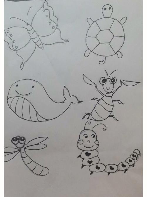 幼儿简笔画动物 幼儿简笔画动物园