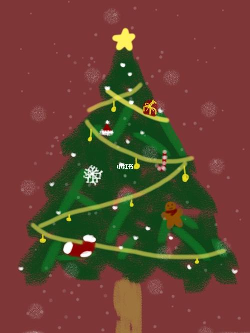 手绘圣诞树 手绘圣诞树图片