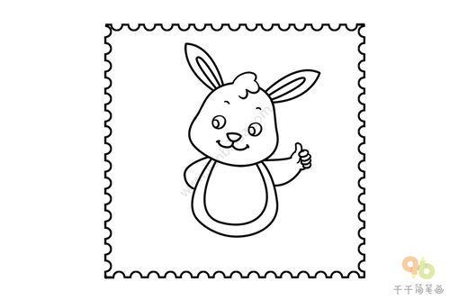 邮票简笔画儿童画 邮票简笔画儿童画图片