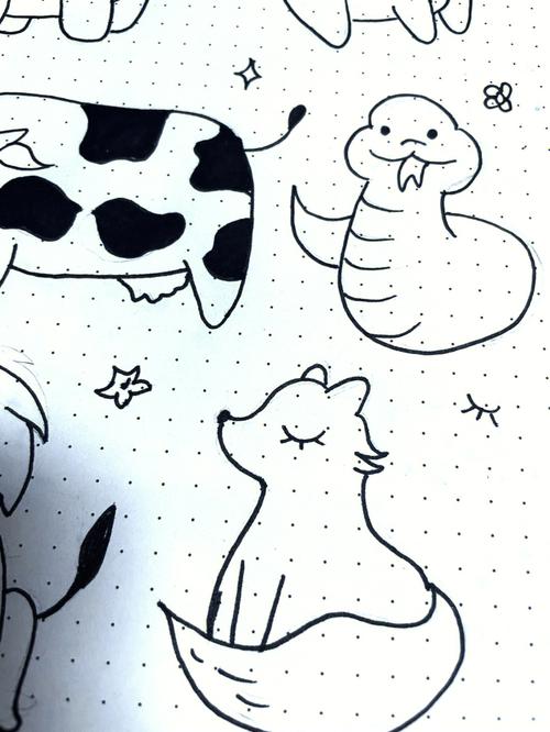 100种可爱小图案简笔画 100种可爱小图案简笔画动物
