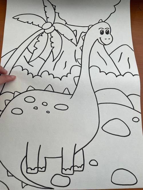 怎样画恐龙简笔画少儿 怎样画恐龙简笔画少儿一步一步长颈龙