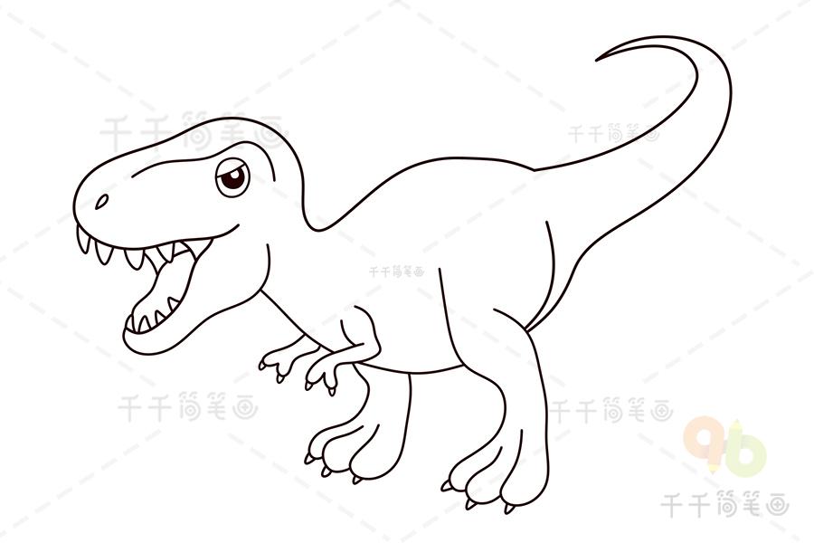 恐龙的简笔画 恐龙的简笔画怎么画简单又好看