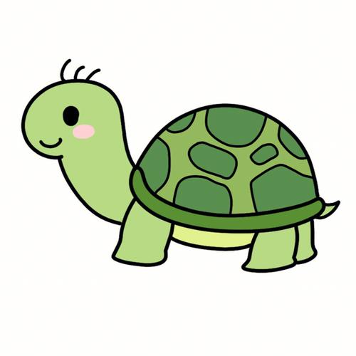 小乌龟画法简笔画