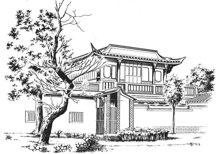 古代的房子简笔画 中国古代的房子简笔画