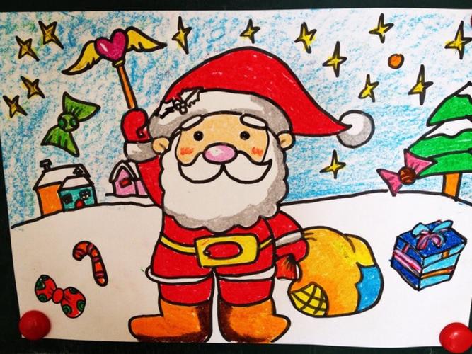 儿童圣诞老人图画 圣诞老人的图画