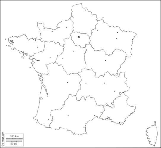 法国地图简笔画