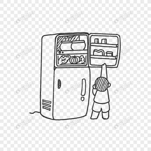 冰箱怎么画简笔画 冰箱怎么画简笔画图片大全