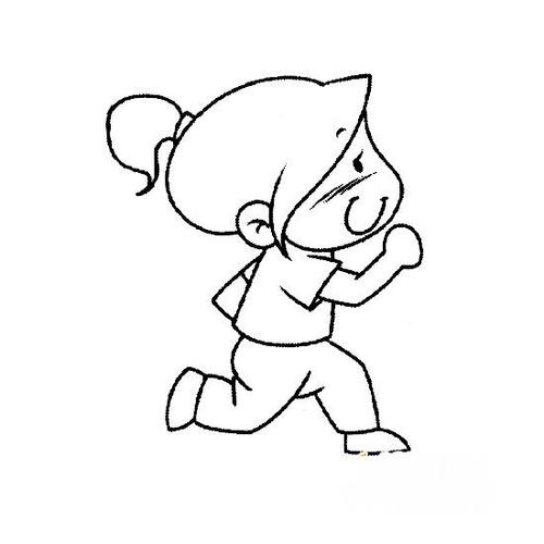 正在跑步的人怎么画 正在跑步的人怎么画简笔画