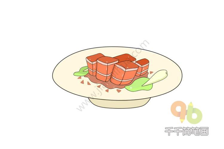 红烧肉的简笔画 红烧肉的简笔画法