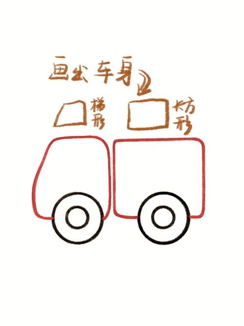 119消防车简笔画