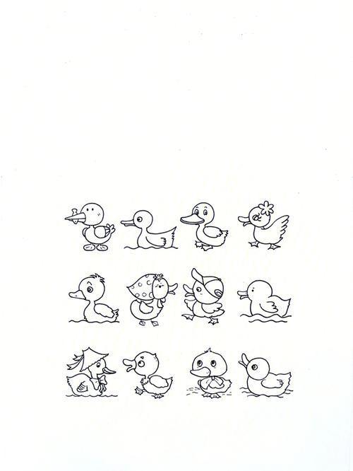 小鸭子简笔画简单又可爱 小鸭子简笔画简单又可爱教程