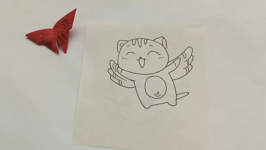 画猫的简笔画 画猫的简笔画可爱图片