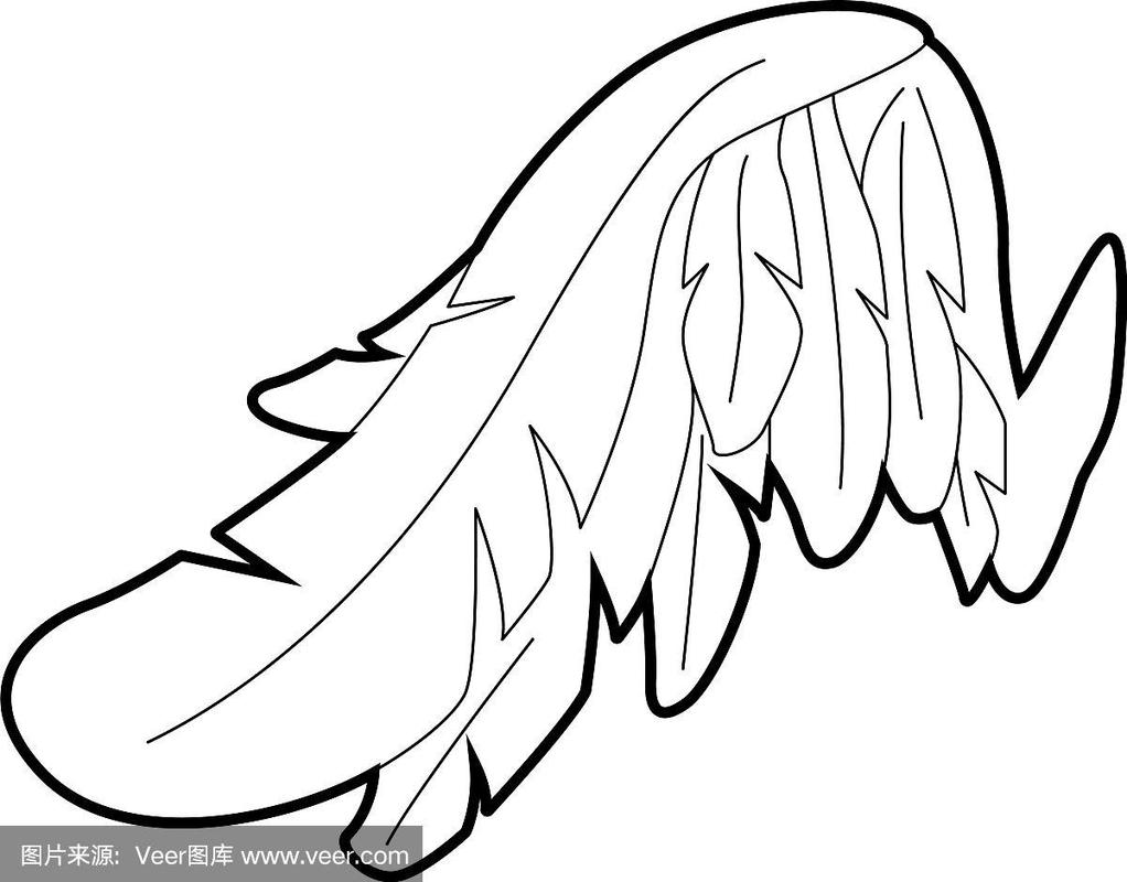 天使翅膀简笔画 天使翅膀简笔画简单又漂亮