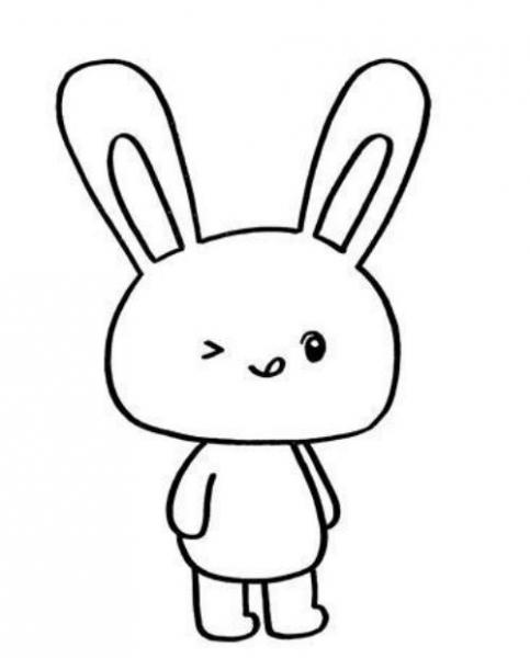 兔子简笔画教程 可爱的小兔子简笔画教程
