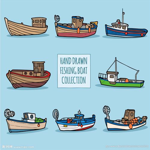 小渔船简笔画 小渔船简笔画彩色