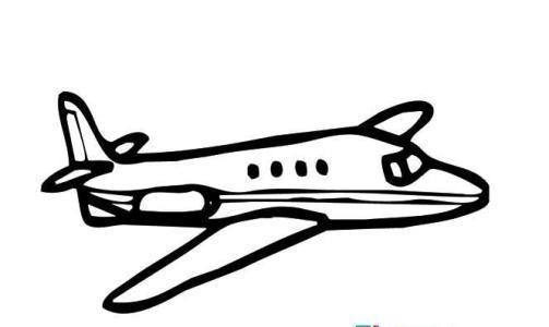 航空飞机简笔画 海南航空飞机简笔画