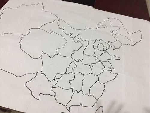 地图简笔画儿童简单漂亮 地图简笔画儿童简笔画