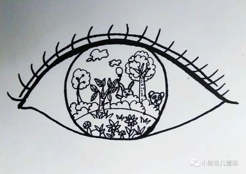 儿童画简单眼睛的画法 儿童画简单眼睛的画法