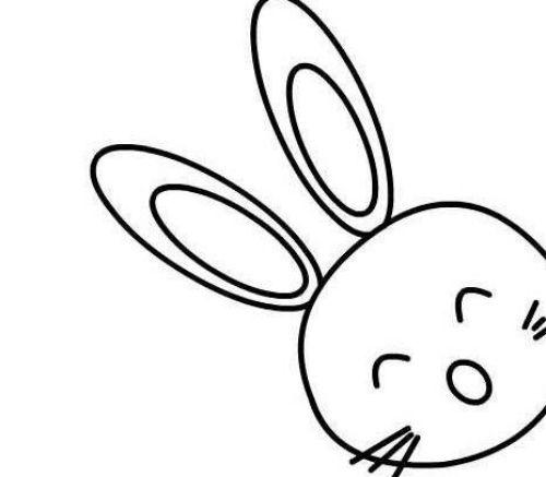 兔子表情简笔画
