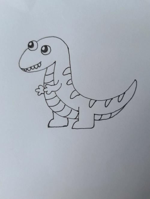 恐龙画法简笔画 恐龙画法简笔画棘龙