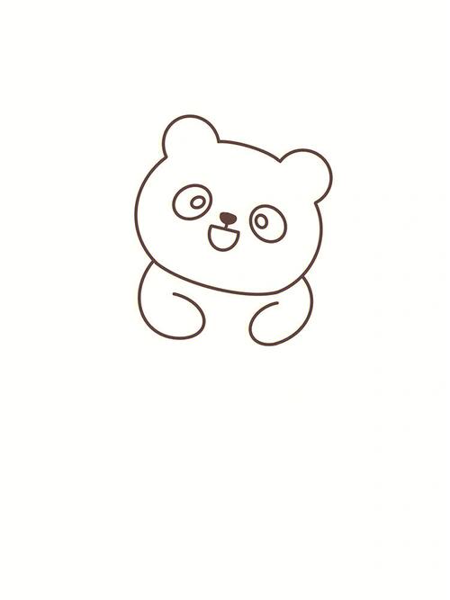 如何画熊猫简笔画