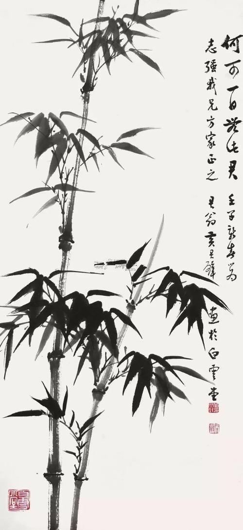 竹子中国画 国画竹子的画法视频