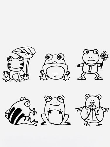 简笔画青蛙 简笔画青蛙的画法