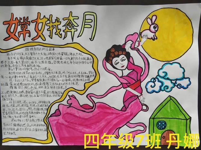 中国神话传说手抄报四年级简单又漂亮