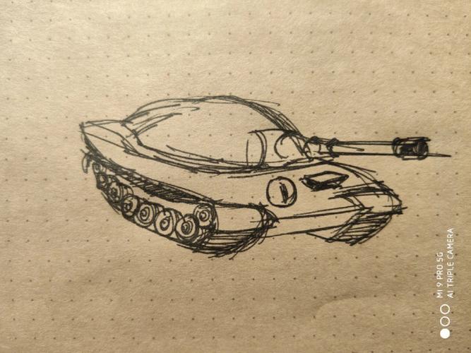 坦克画画 