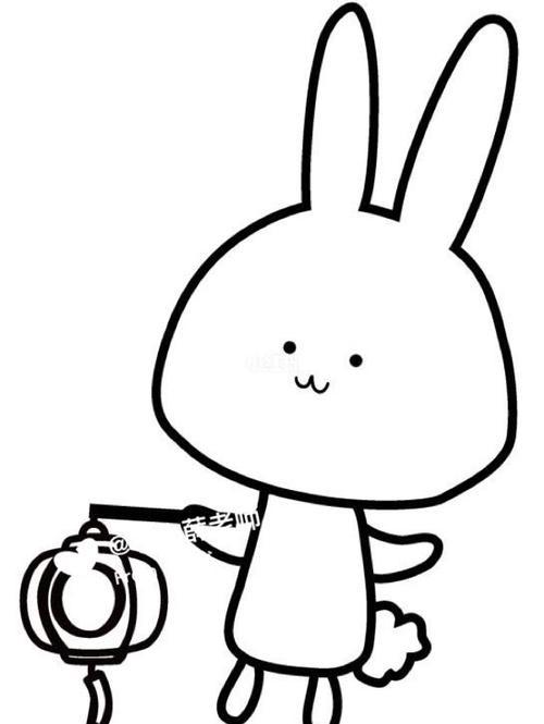 兔子灯简笔画 兔子灯简笔画图片