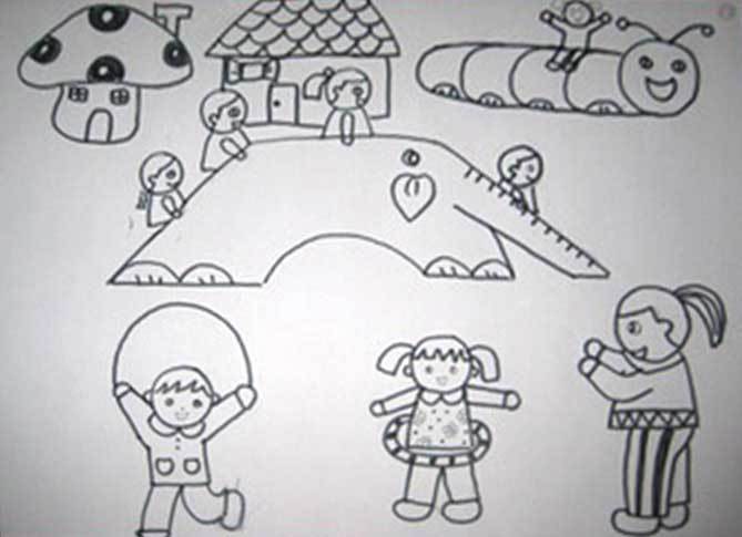 我的幼儿园简笔画 我的幼儿园简笔画图片大全