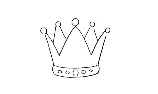 皇冠的简笔画 皇冠的简笔画图片大全涂颜色版