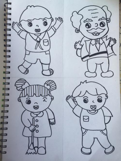 3-6岁儿童简笔画人物 3-6岁儿童简笔画人物彩色