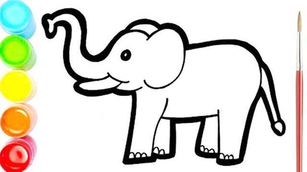 简笔画大象怎么画
