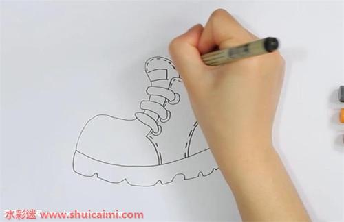 简笔画鞋子的画法 简单易学
