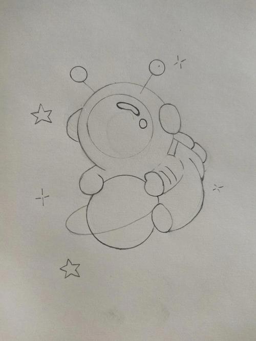宇航员简笔画儿童 宇航员简笔画儿童简笔画