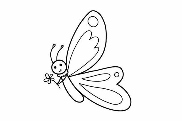 蝴蝶的简笔画怎么画最好看又简单