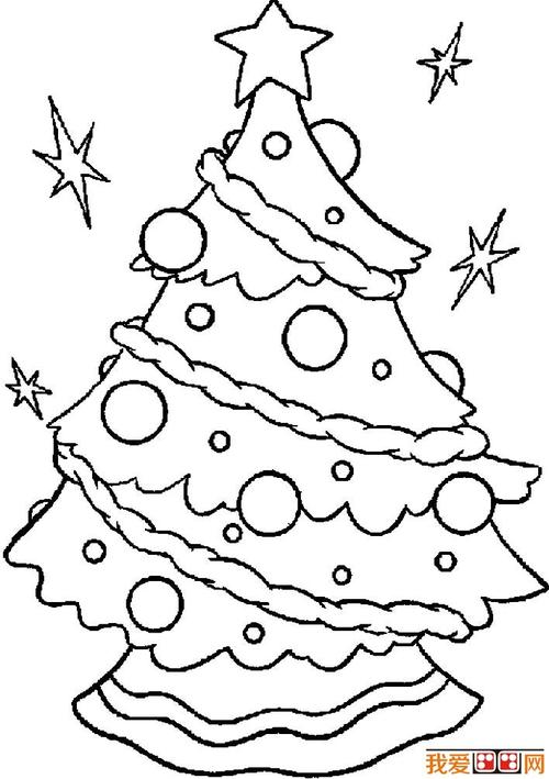 简易圣诞树的画法 简单圣诞树的画法