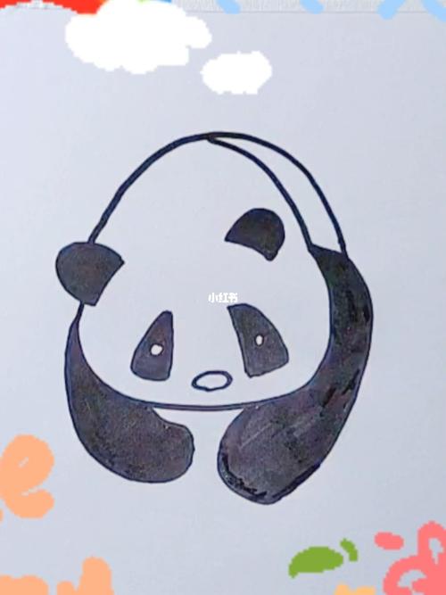 简笔画小熊猫 简笔画小熊猫的画法可爱