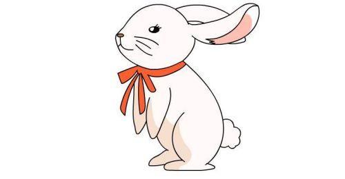 兔子彩色简笔画