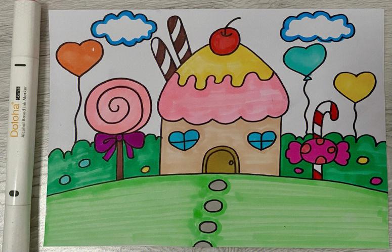 房子图片儿童画手工 房子图片儿童画手工简单