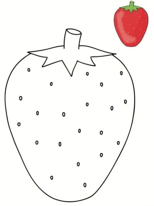 幼儿园简笔画水果