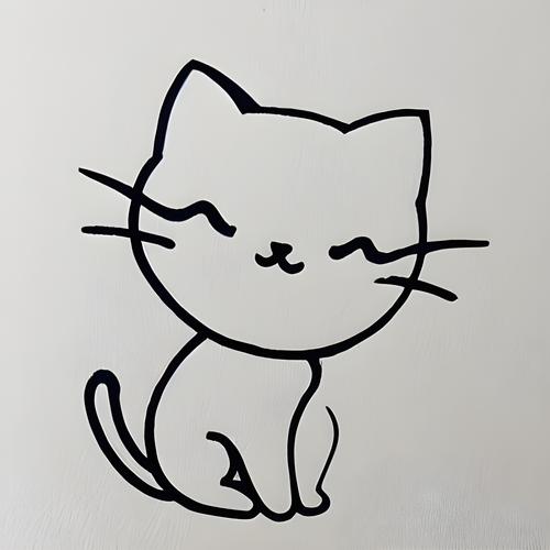 卡通小猫简笔画 卡通小猫简笔画最萌