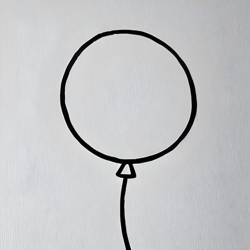 气球简笔画图片 一把气球简笔画图片