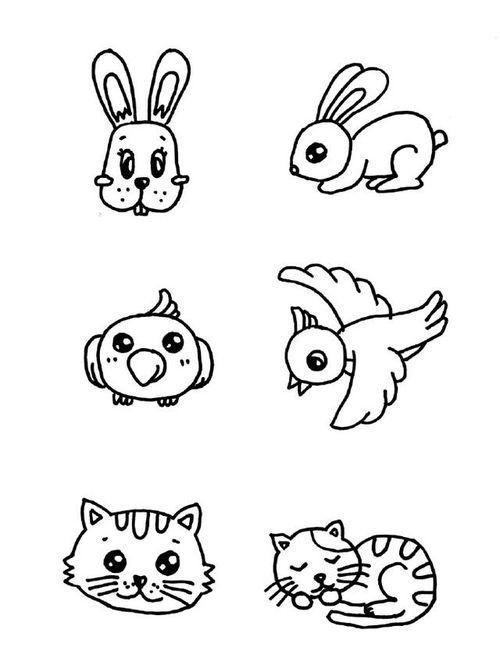100种可爱简笔画 100种可爱简笔画小兔子