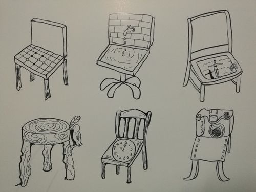 创意椅子简笔画