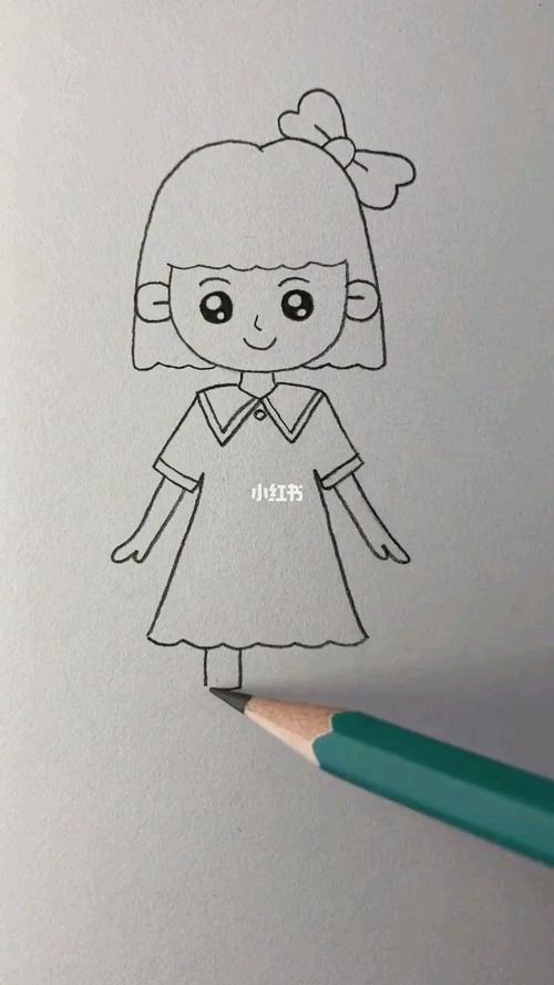 小女孩的简笔画 小女孩的简笔画简单又漂亮