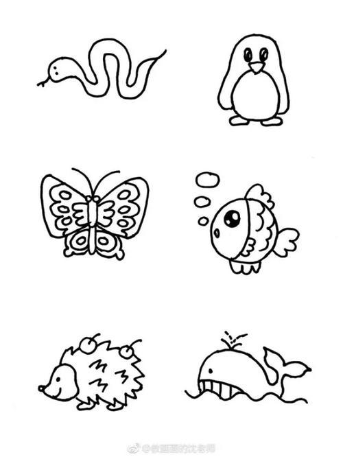 小动物简笔画简单易画 小动物简笔画简单易画
